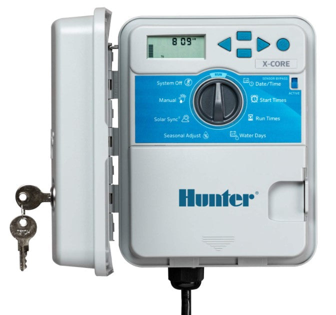 Hunter Sprinkler XC400 X-Core 4-Station Outdoor Irrigation Controller, Small