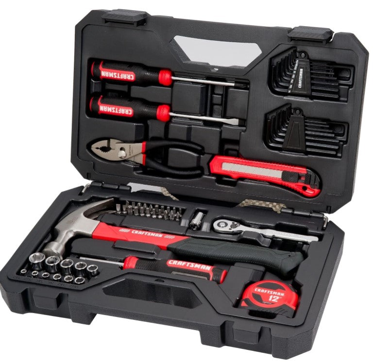 CRAFTSMAN 57 Piece Mechanics Tool Set/Home Tool Set (CMMT99447)