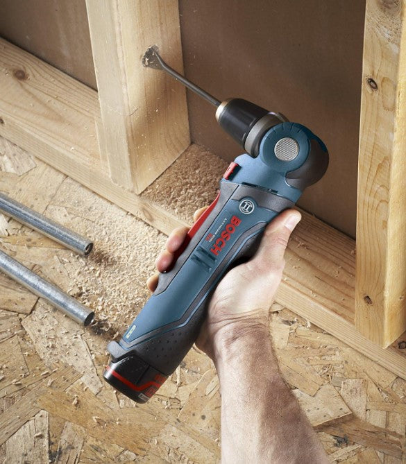 BOSCH PS11-102 12V Max 3/8 In. Right Angle Drill/Driver Kit with 2.0Ah Lithium Ion Battery