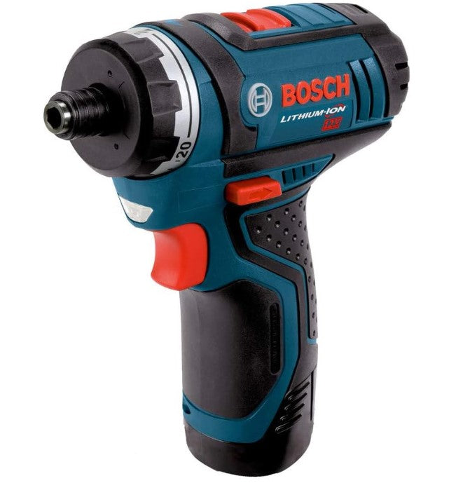 BOSCH PS21-2A 12V Max 2-Speed Pocket Driver Kit with (2) 2.0Ah Batteries