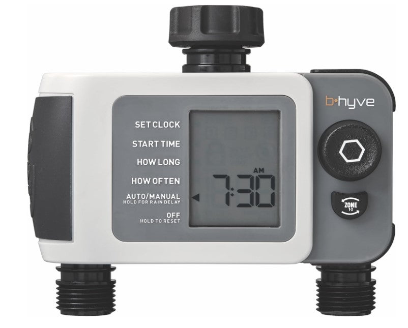 2 Port B-hyve XD Smart Hose Timer (Wi-Fi Hub not included)