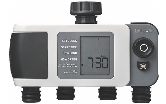 4 Port B-hyve XD Smart Hose Timer (WiFi Hub Not Included)