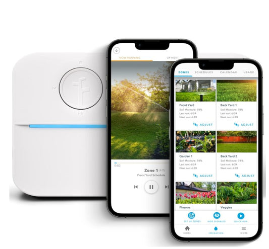 Rachio 3 Smart Sprinkler Controller: 16 Zone | Simple Auto Schedules, Quick Run, Local Weather Intelligence. (Save Water w/ Rain, Freeze & Wind Skip)