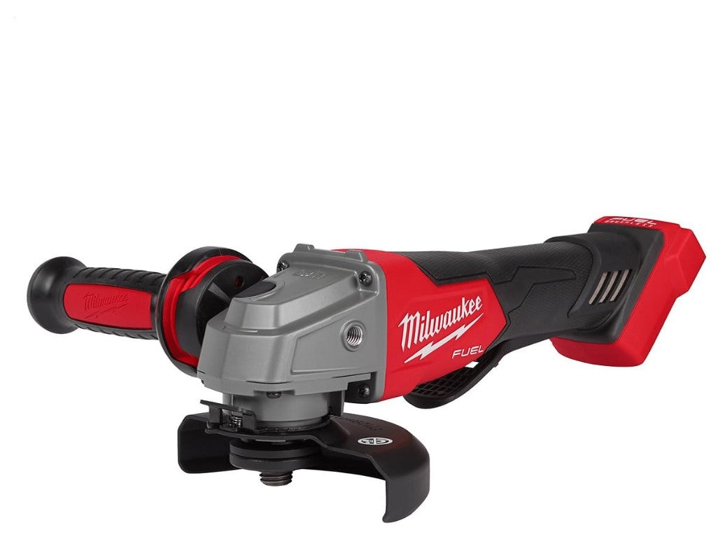 Milwaukee 2880-20 M18 FUEL Brushless Lithium-Ion 4-1/2 in. / 5 in. Cordless Small Angle Grinder with No-Lock Paddle Switch (Tool Only)