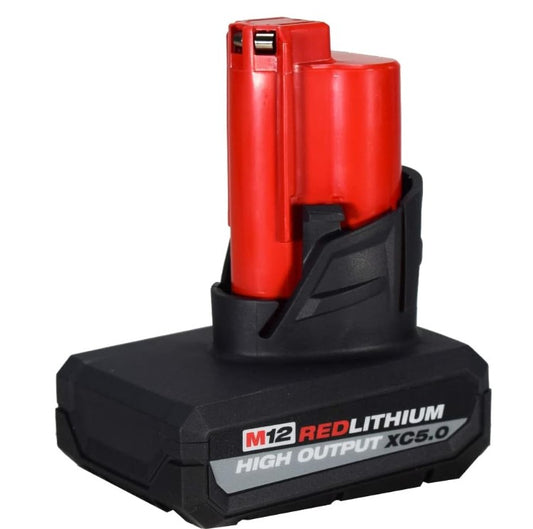 Milwaukee 48-11-2450 12V Lithium-Ion High Output 5Ah Battery Pack