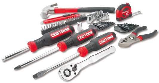 CRAFTSMAN 57 Piece Mechanics Tool Set/Home Tool Set (CMMT99447)