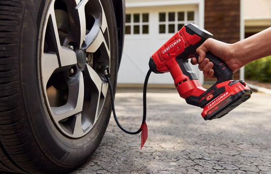 CRAFTSMAN V20 Cordless Tire Inflator, Up to 150 PSI, with Digital Pressure Gauge, Bare Tool Only (CMCE521B)