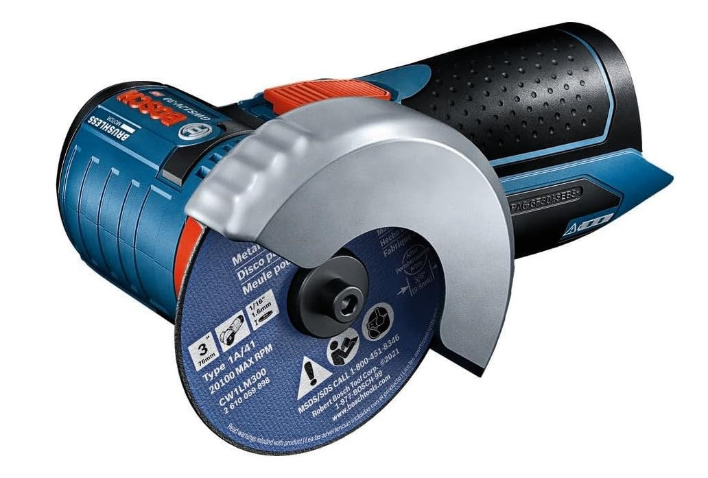 BOSCH GWS12V-30N 12V Max Brushless 3 In. Angle Grinder (Bare Tool)