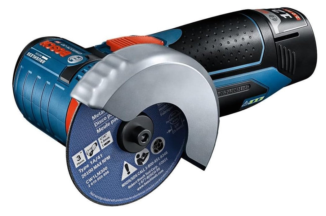 BOSCH GWS12V-30N 12V Max Brushless 3 In. Angle Grinder (Bare Tool)