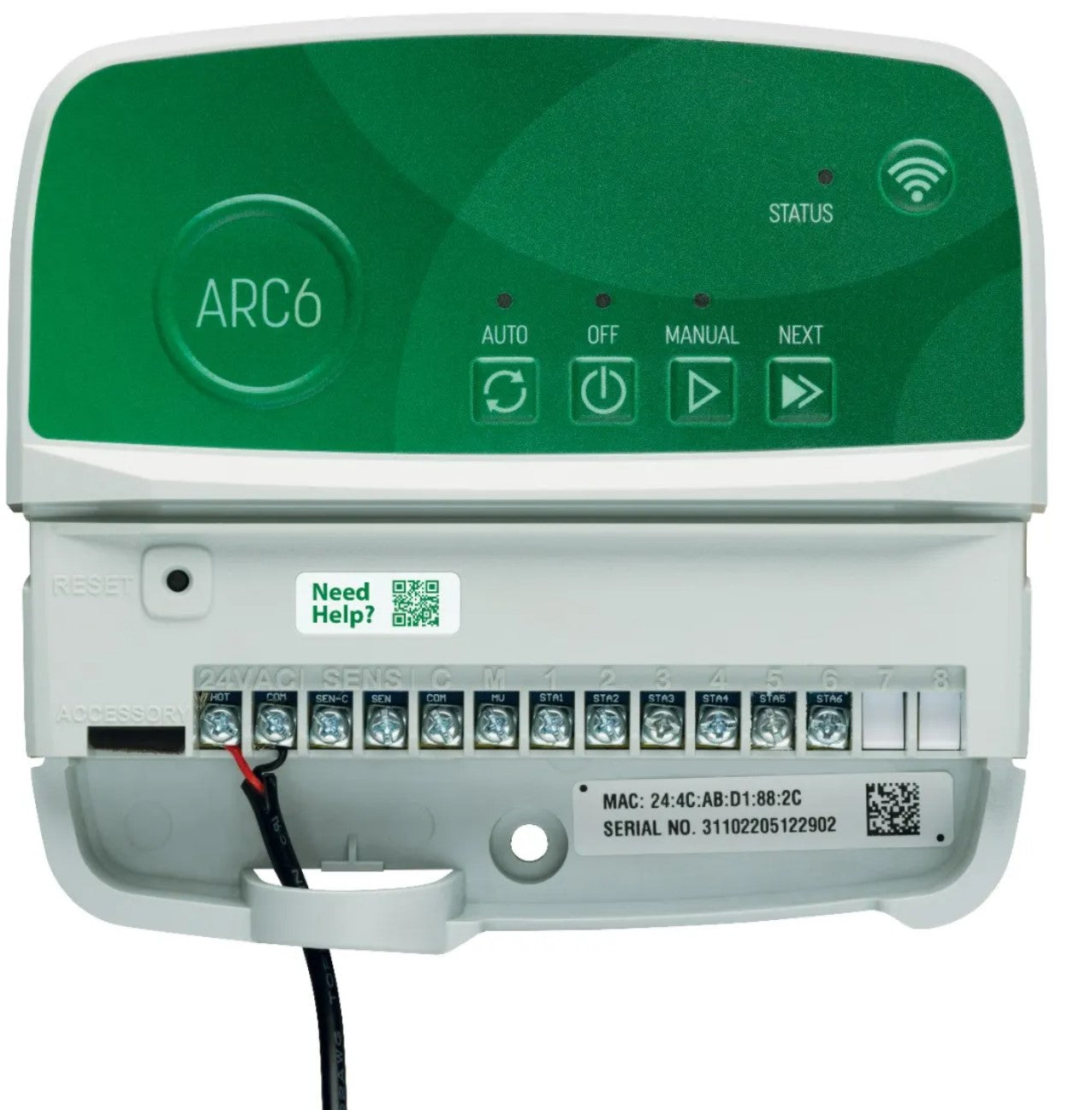 ARC6 6-Zone App Based Indoor Residential Irrigation Controller