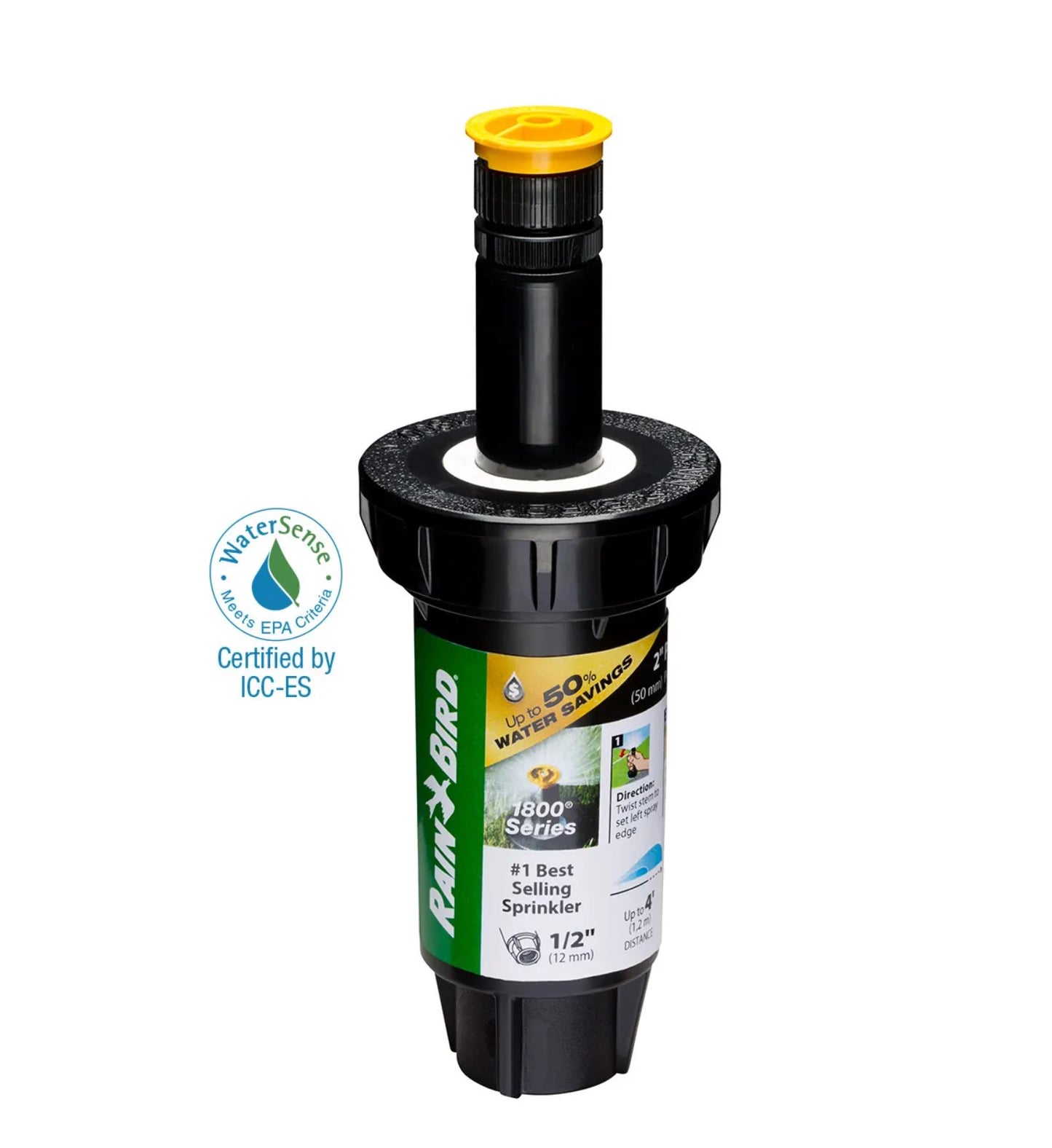 4" 1800 Series - Adjustable Pattern with Pressure Regulator (30 PSI)